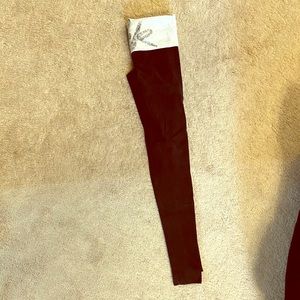 Victoria’s Secret PINK leggings fold down band